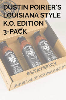 Dustin Poirier Hot Sauce - KO Edition 3 Pack S6