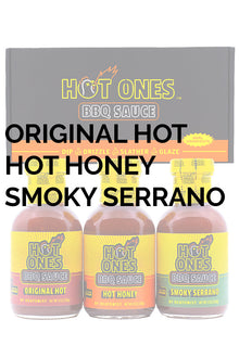 Hot Ones BBQ Trio Pack (Original / Hot Honey / Smoked Serrano) V0