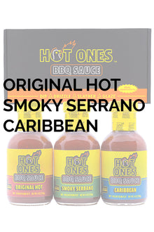 Hot Ones BBQ Trio Pack (Original / Smoked Serrano / Caribbean) S7