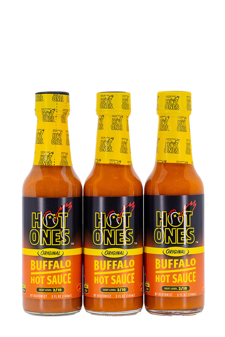 Buffalo Hot Sauce 3-Pack | Hot Ones Hot Sauce X4