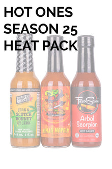 Hot Ones Hot Sauce Heat Pack - Season 25 D8