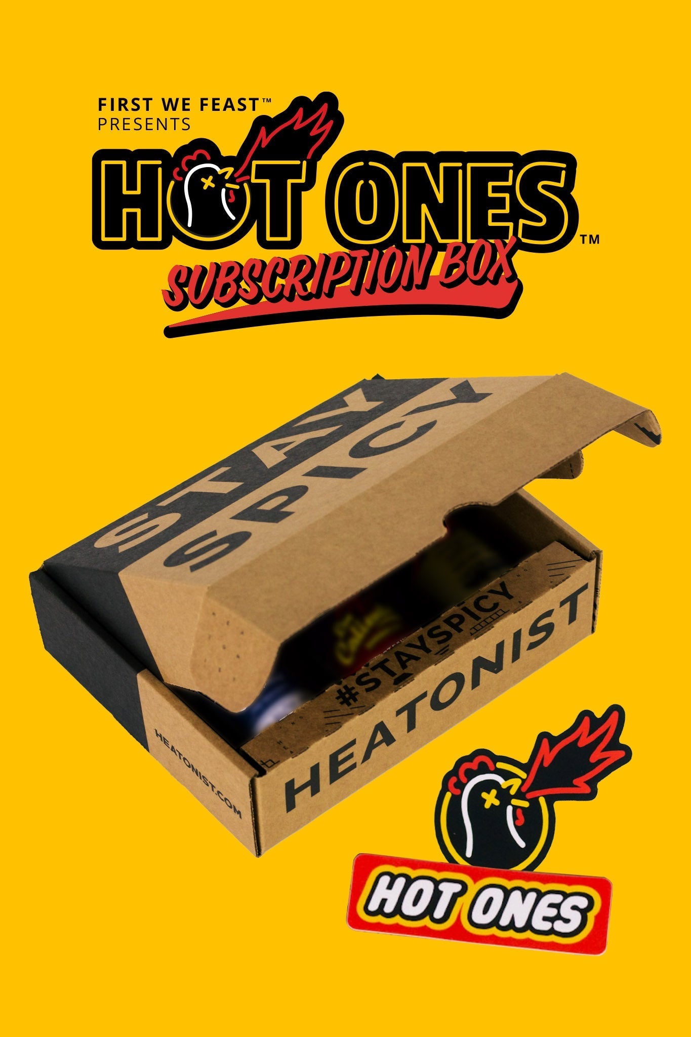 Monthly Hot Ones Box N0