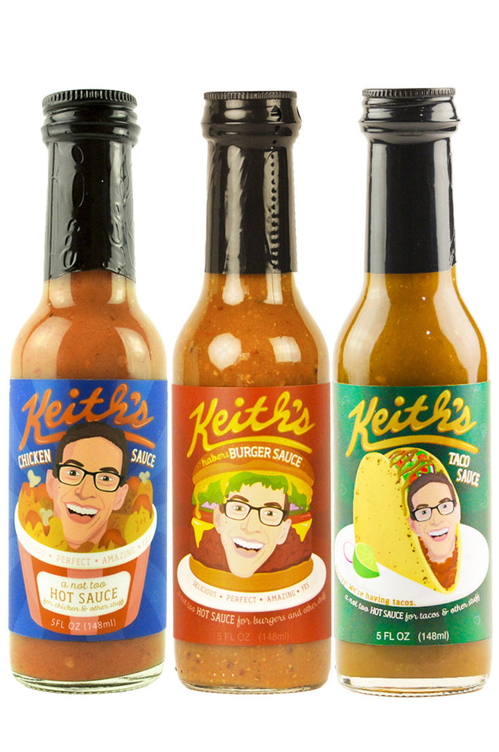 Keith's Hot Sauce Trio Pack I7